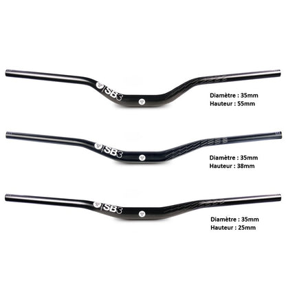 Lenker SB3 KROMA Rise 38mm 780mm Schwarz/Rot