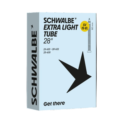 Fahrradschlauch SCHWALBE Extra Light SV15 EL 700x18/28c Presta