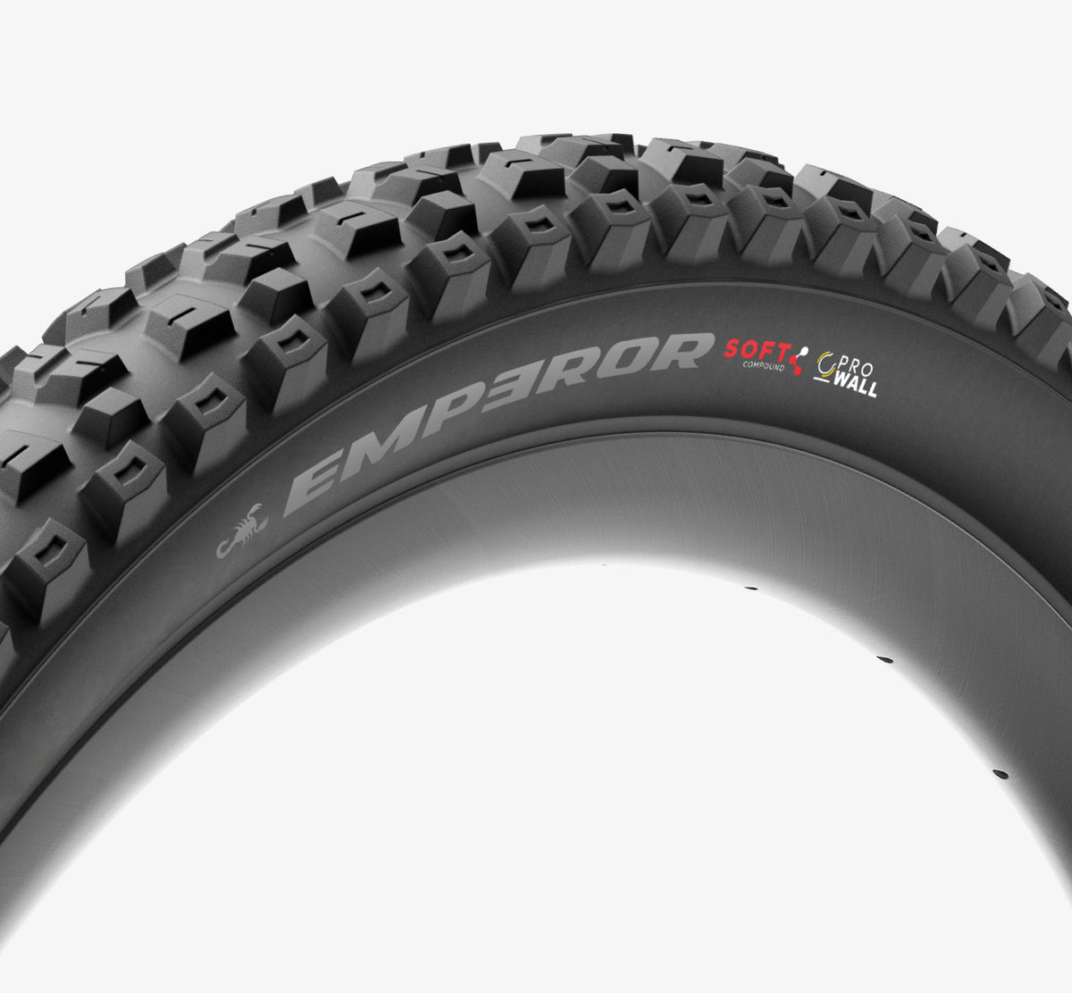 PIRELLI SCORPION EMPEROR Reifen 27.5x2.40 Medium ProWall Tubeless Ready, faltbar, Schwarz/Silber
