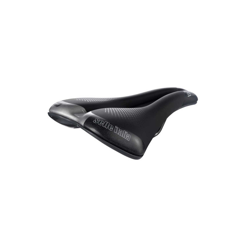 Sattel SELLE ITALIA S 5 SUPERFLOW L, Fec-Schienen, schwarz