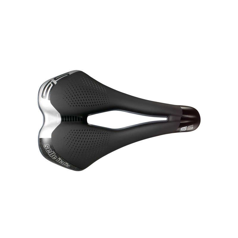 Sattel SELLE ITALIA S 5 SUPERFLOW L, Fec-Schienen, schwarz