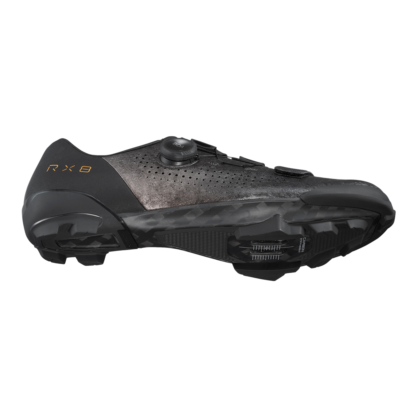 Gravel-Schuhe SHIMANO RX8 Schwarz 2025