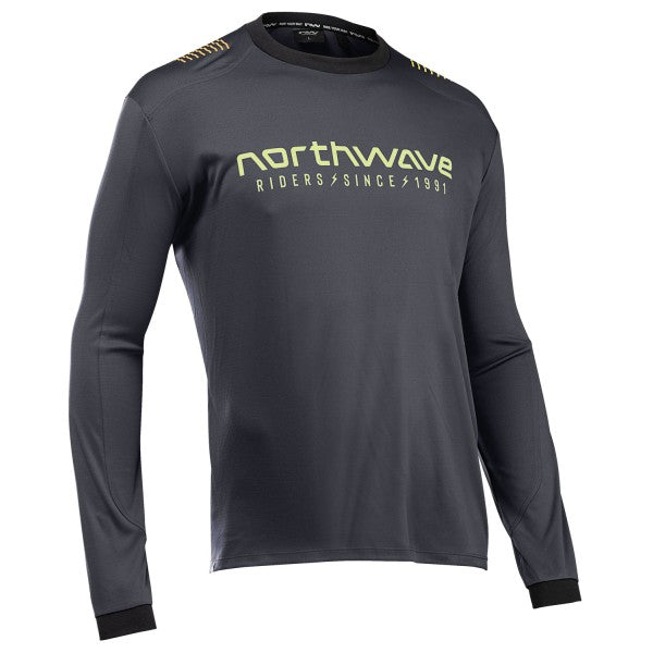 NORTHWAVE SHARP Trikot Langarm Schwarz/Grün