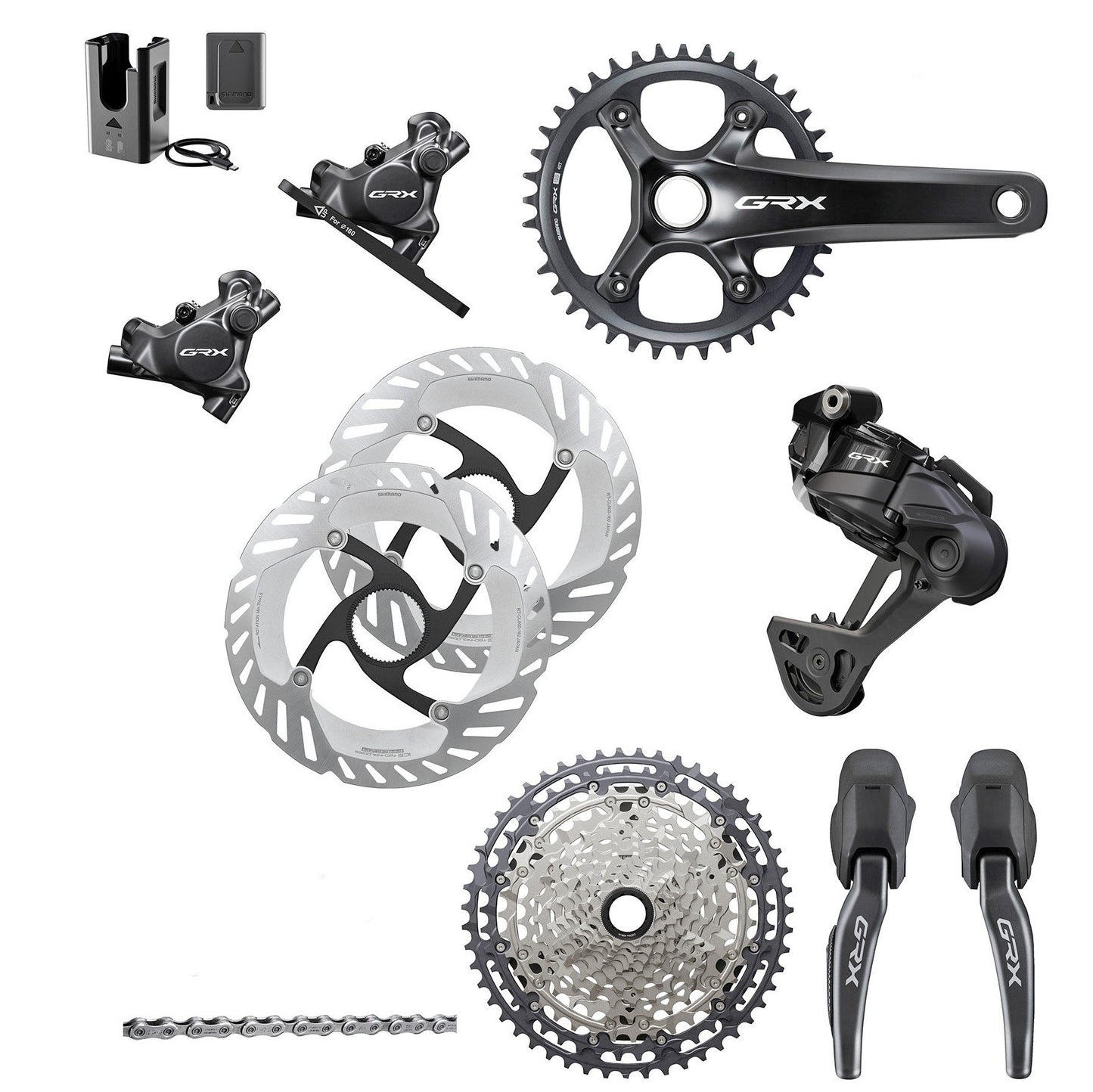 Gruppe SHIMANO GRX RX827 Di2 1x12V