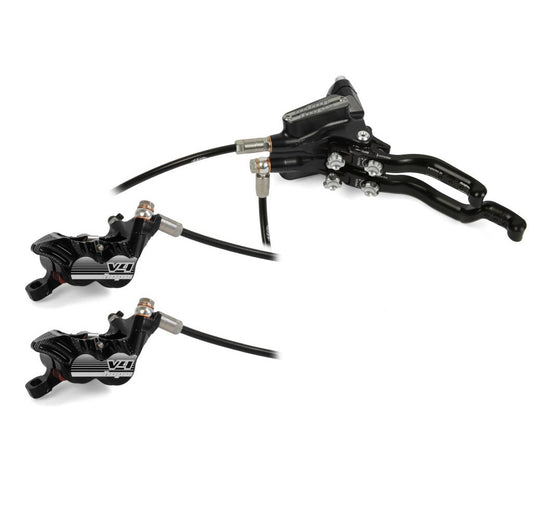 Bremse links Doppel HOPE TECH 3 V4 DUO Schwarz