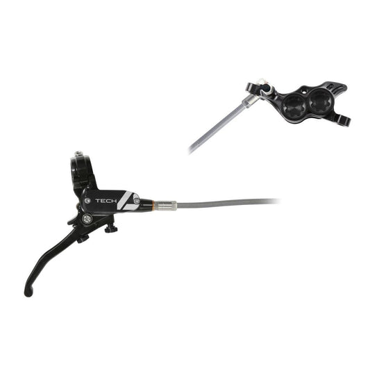 Bremse hinten HOPE TECH 4 E4 BRAIDED Durite Aviation Schwarz