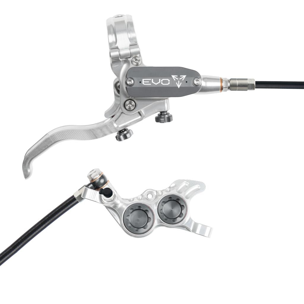 Bremse Hinten HOPE TECH 4 EVO GR4 Silber/Rauchfarben