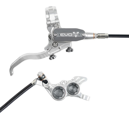 Bremse Hinten HOPE TECH 4 EVO GR4 Silber/Rauchfarben