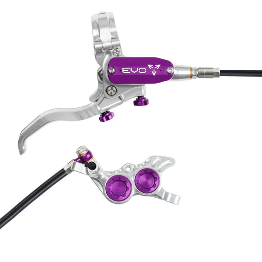 Bremse Hinten HOPE TECH 4 EVO GR4 Silber/Violett