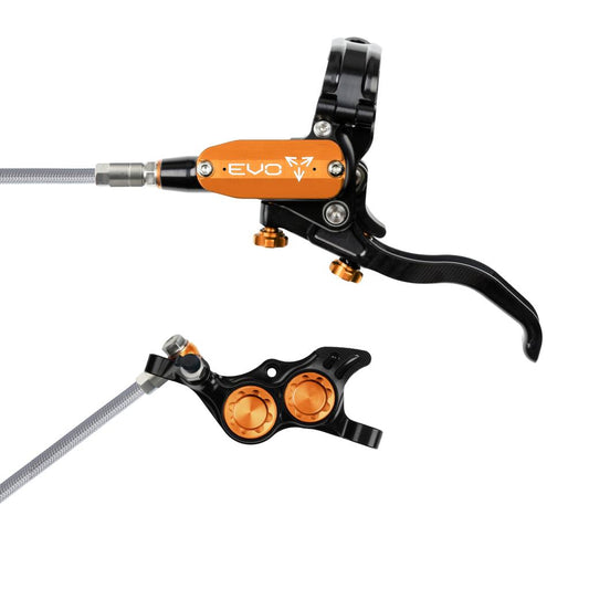 HOPE TECH 4 EVO TR4 Aviation Vorderradbremse Schwarz/Orange