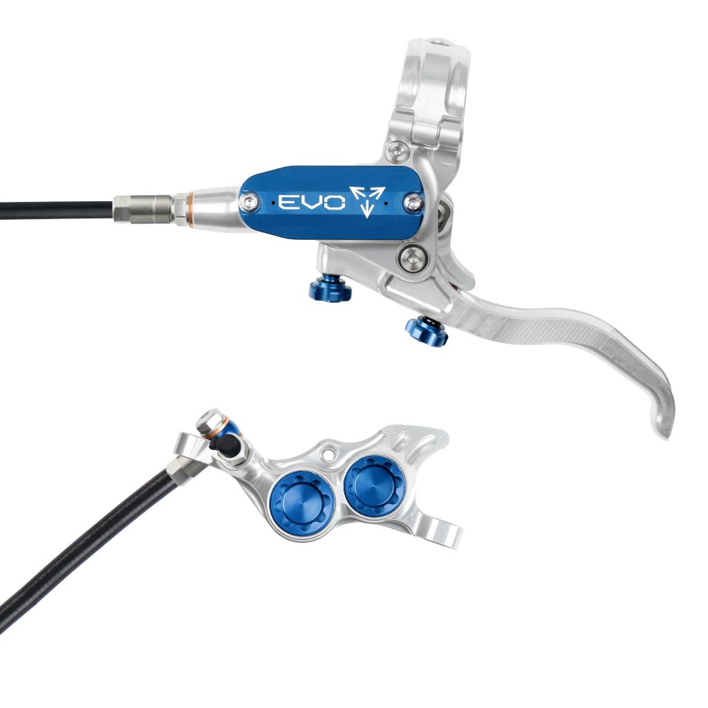 HOPE TECH 4 EVO TR4 Silber/Blau Vorderradbremse