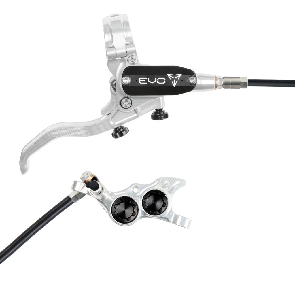 Bremse Hinten HOPE TECH 4 EVO TR4 Silber/Schwarz