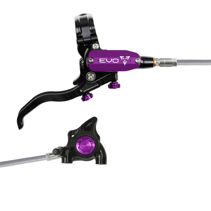 Hinterbremse HOPE TECH 4 EVO X2 FM Aviation Schwarz/Violett