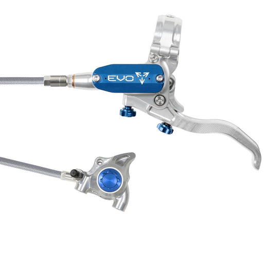 HOPE TECH 4 EVO X2 FM Aviation Vorderradbremse Silber/Blau