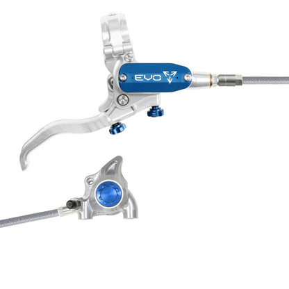 Hinterbremse HOPE TECH 4 EVO X2 FM Aviation Silber/Blau