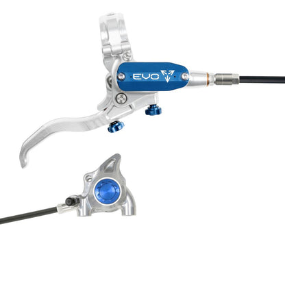 Hinterbremse HOPE TECH 4 EVO X2 FM Silber/Blau