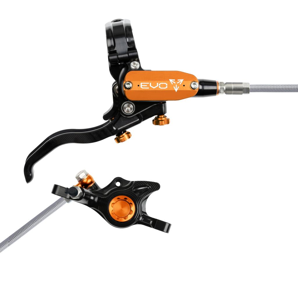 Bremse Hinten HOPE TECH 4 EVO X2 PM Aviation Schwarz/Orange
