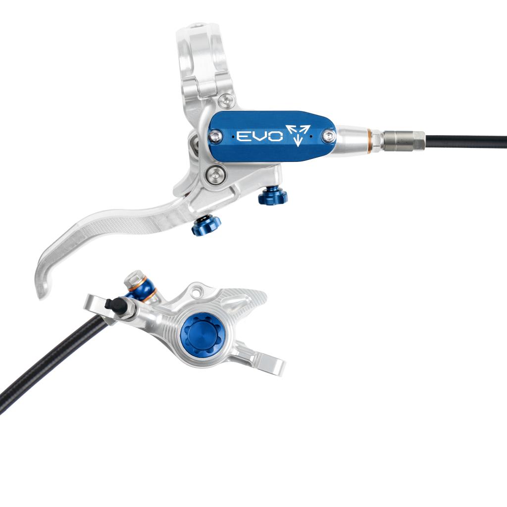 Bremse Hinten HOPE TECH 4 EVO X2 PM Silber/Blau