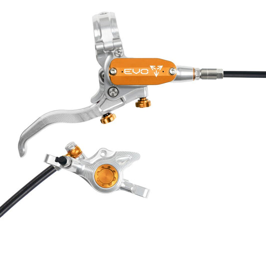Bremse Hinten HOPE TECH 4 EVO X2 PM Silber/Orange
