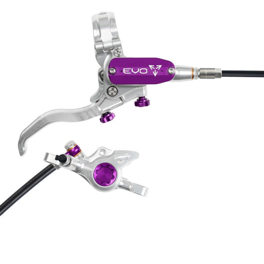 Bremse Hinten HOPE TECH 4 EVO X2 PM Silber/Violett