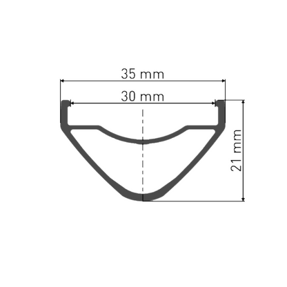 Laufradsatz DT SWISS HX 1700 SPLINE 30 mm 29" 15x110/12x148 mm Boost