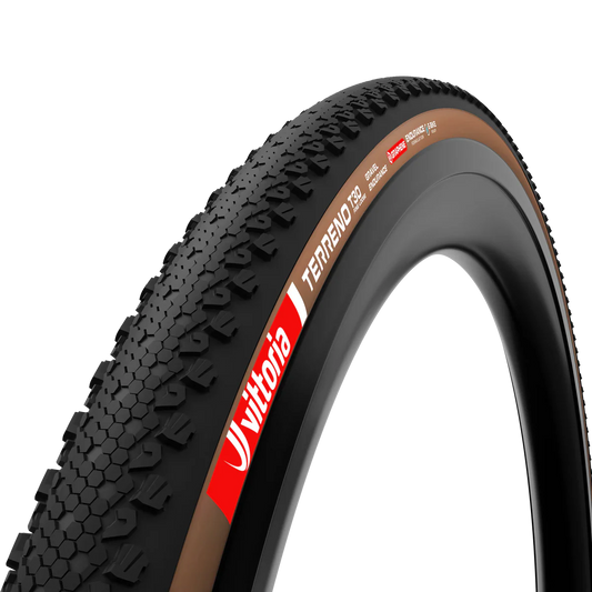 Reifen VITTORIA TERRENO T30 FINE LOOSE 700x45c Gravel Endurance Tubeless Ready Weich Braun