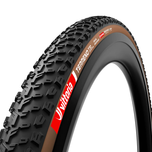 Reifen VITTORIA TERRENO T70 COARSE LOOSE 700x40c Gravel Endurance Tubeless Ready Weich Braun