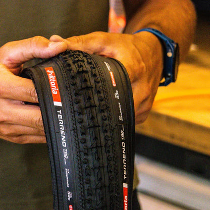 Reifen VITTORIA TERRENO T80 COARSE LOOSE 700x33c CX Endurance Tubeless Ready Schwarz