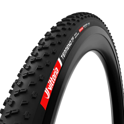 Reifen VITTORIA TERRENO T90 MUD 700x40c Gravel Endurance Tubeless Ready Weich Schwarz