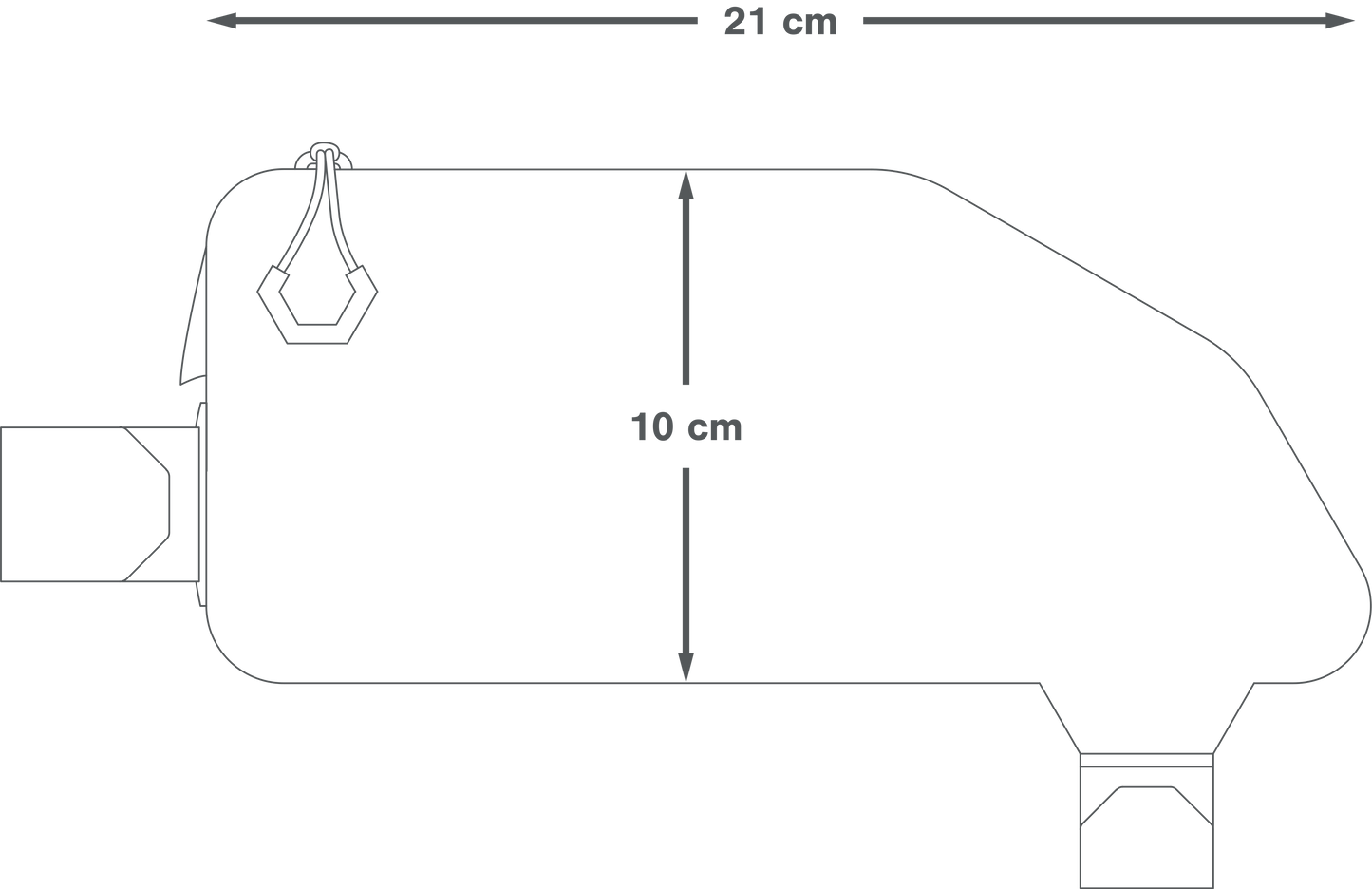 Rahmentasche APIDURA EXPEDITION TOP TUB PACK 1 L Schwarz