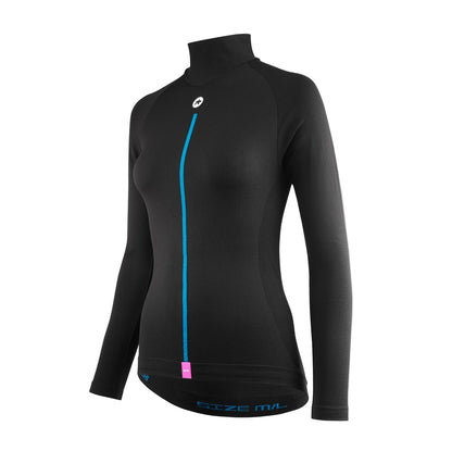 Unterziehshirt ASSOS WINTER SKIN P1 Langarm Damen Schwarz