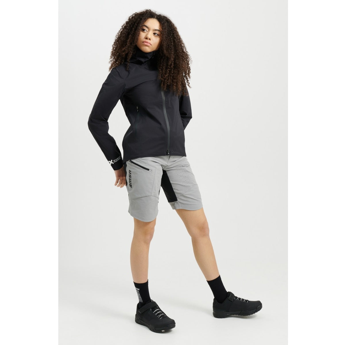 USWE WATERPROOF Jacke Frau Schwarz