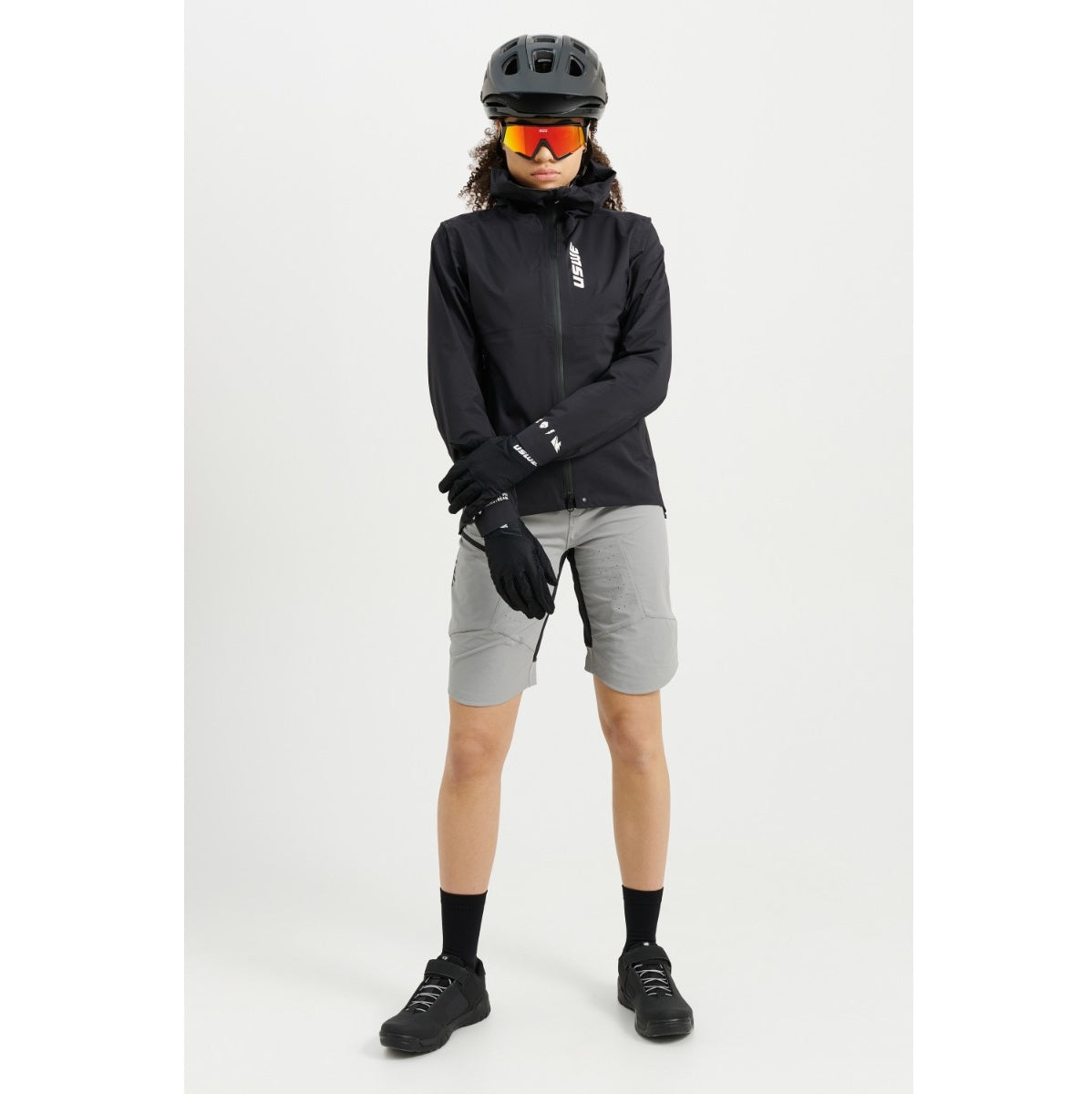 USWE WATERPROOF Jacke Frau Schwarz