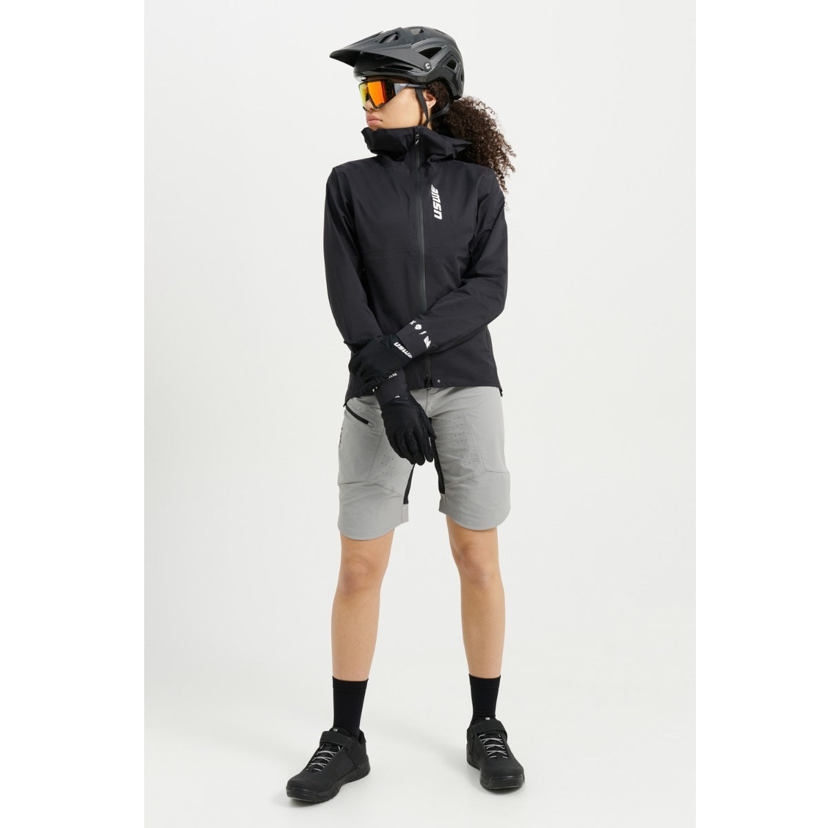 USWE WATERPROOF Jacke Frau Schwarz