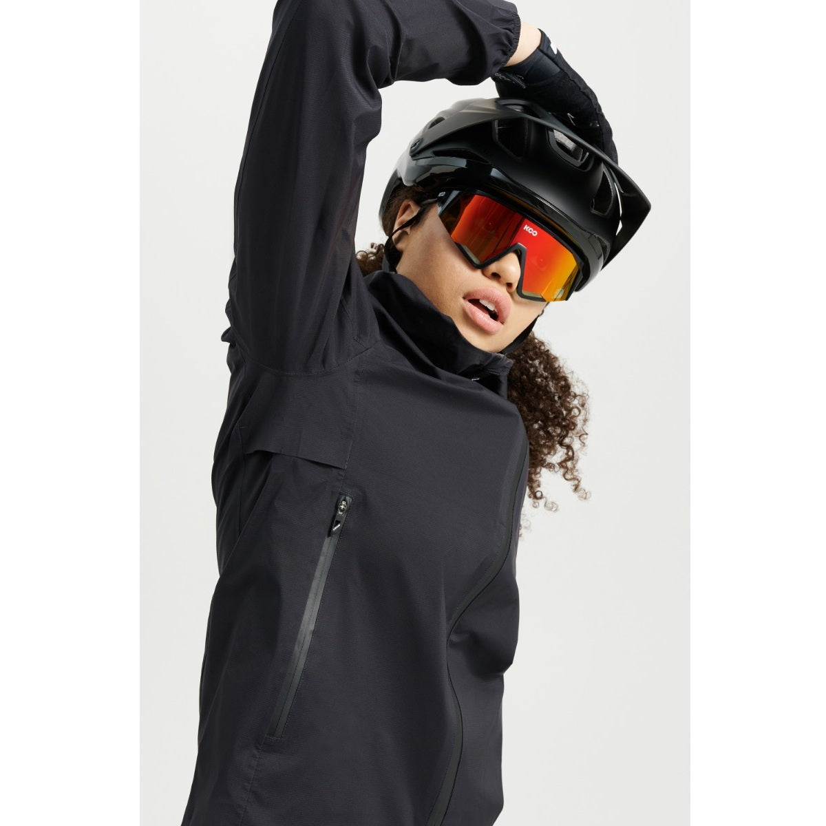 USWE WATERPROOF Jacke Frau Schwarz