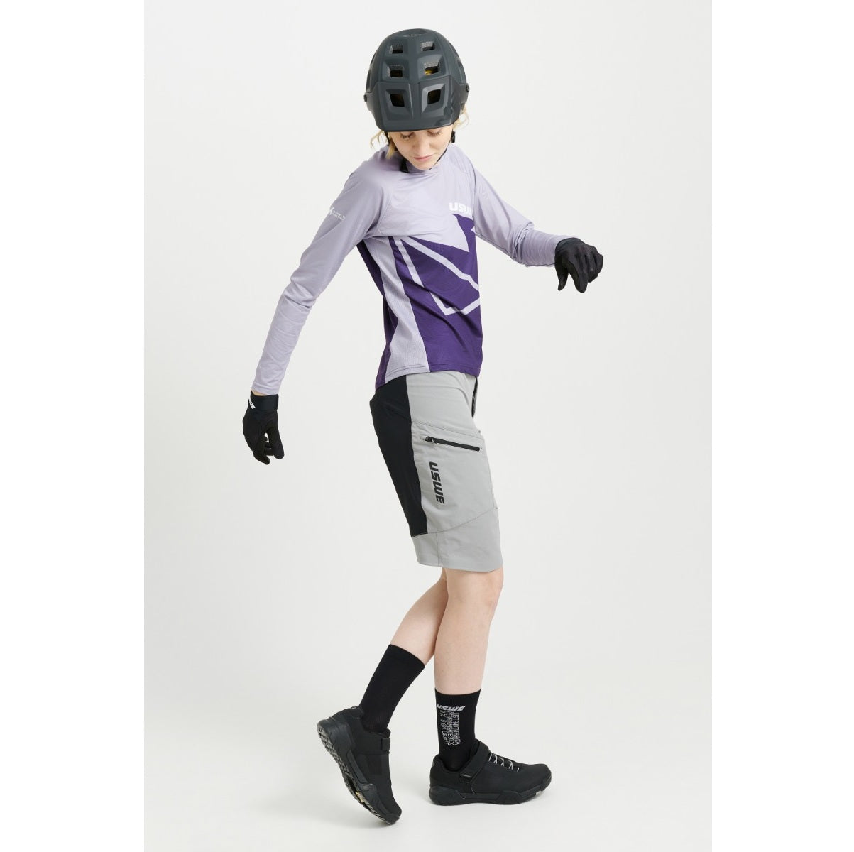 USWE BERG MTB Trikot Langarm Frau Lavendel