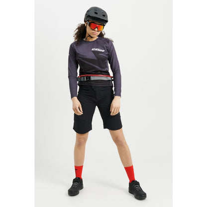 Shorts USWE SKRUBB Damen Schwarz