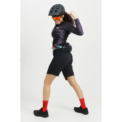 Shorts USWE SKRUBB Damen Schwarz
