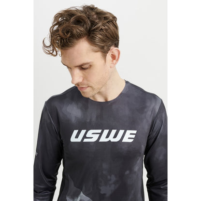 Trikot USWE LUFTIG MTB Langarm Schwarz