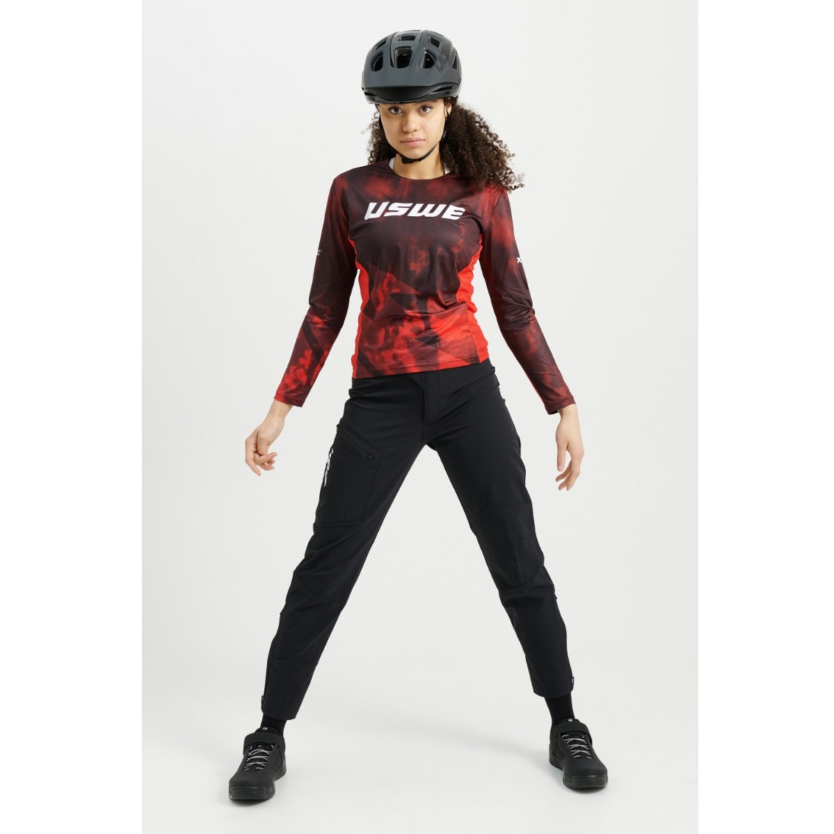 USWE SKRUBB Hose Frau Schwarz