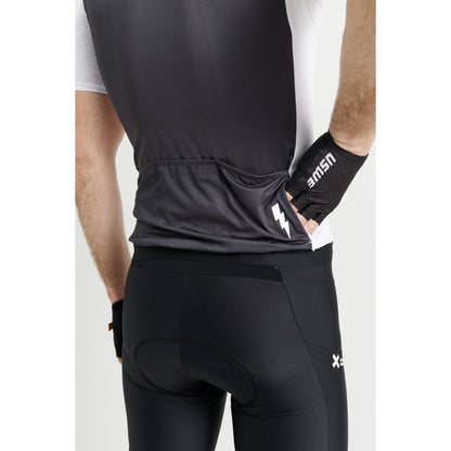 Kurzarmtrikot USWE GRUS GRAVEL Weiß