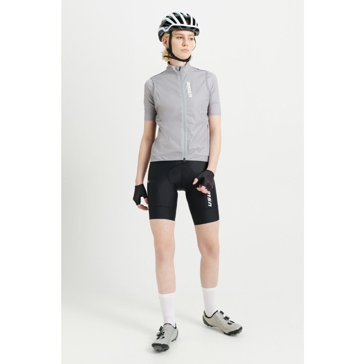 Uswe WIND GRAVEL Weste Frau Schwarz