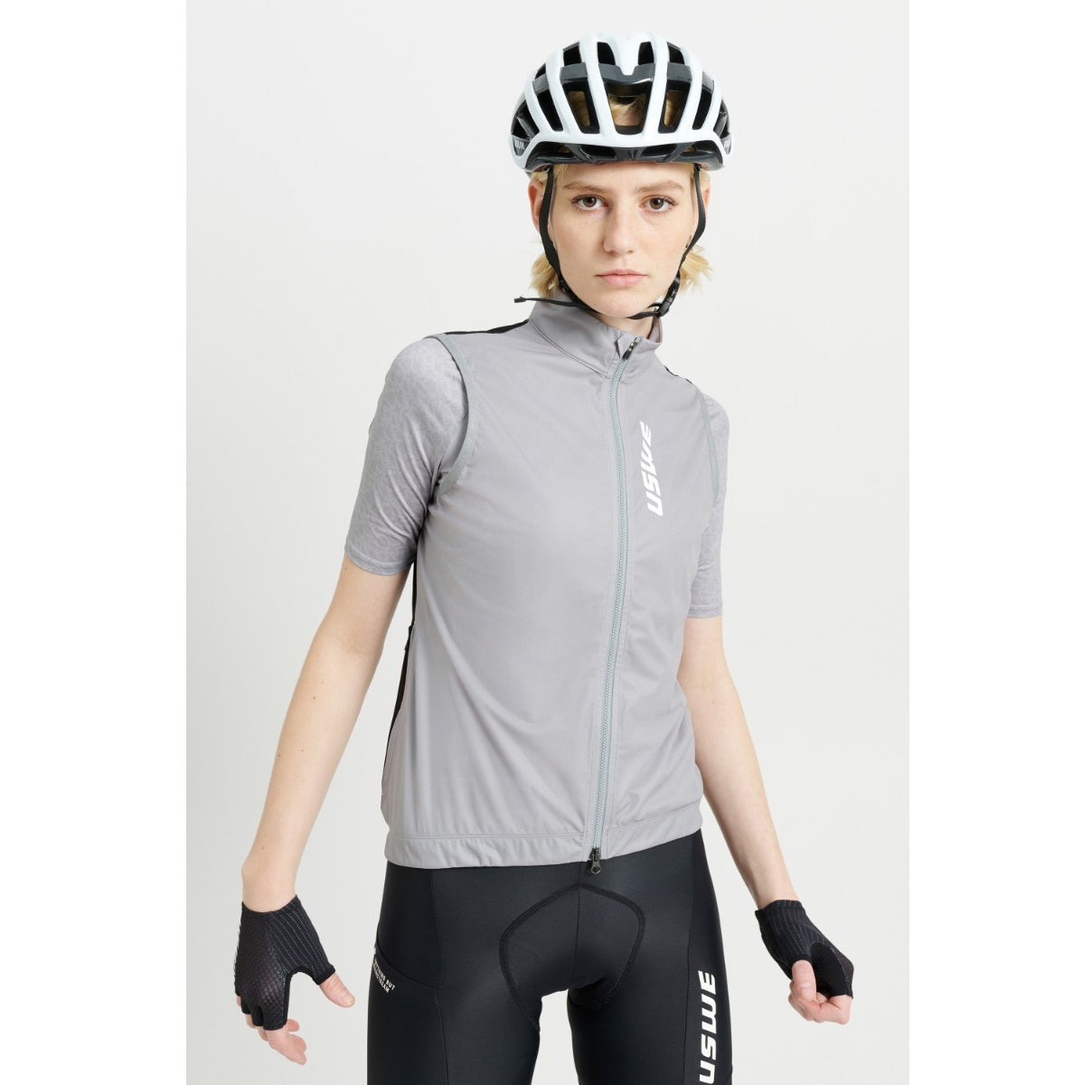 Uswe WIND GRAVEL Weste Frau Schwarz