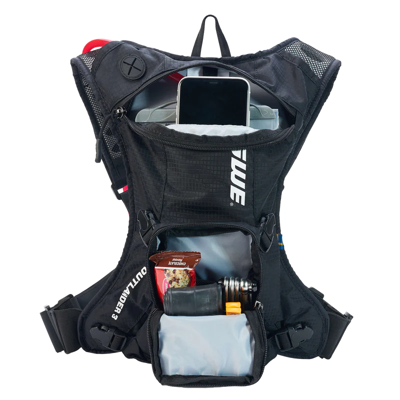 USWE OUTLANDER JR 3-Liter-Trinkrucksack für Kinder, schwarz