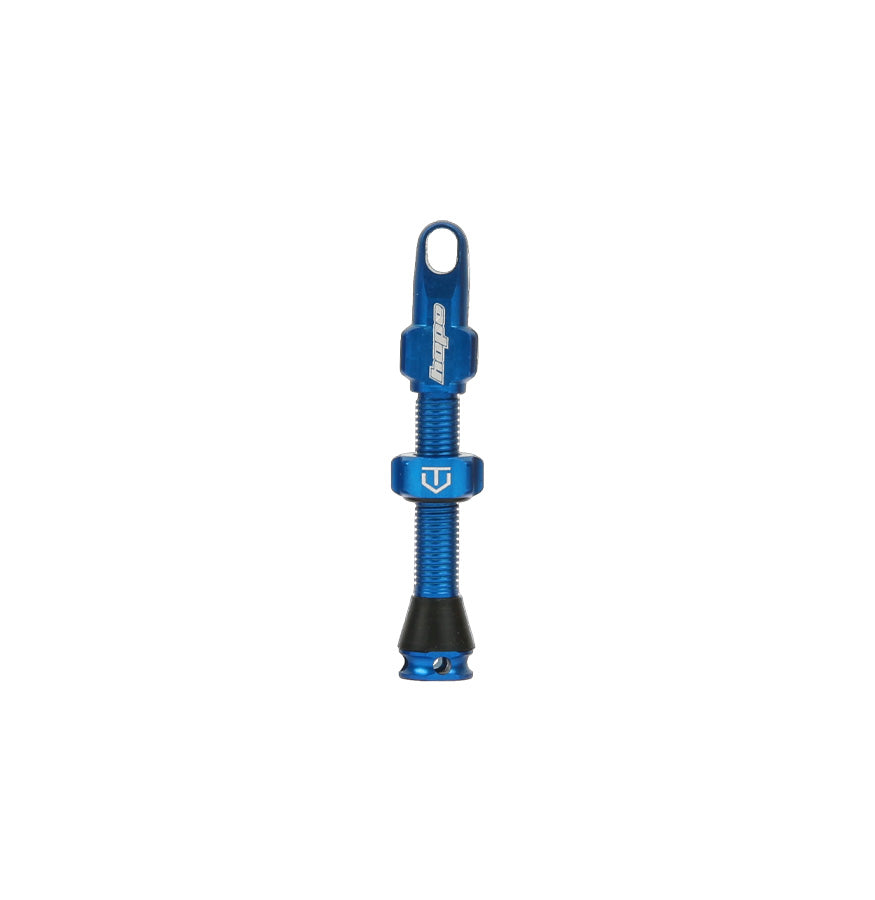 HOPE Tubeless Valve 40mm demontiert Obus Blau