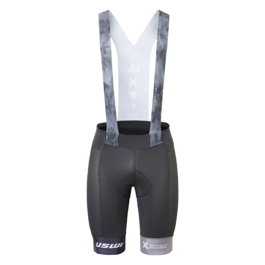 USWE VENT GRAVEL Kurze Trägerhose Schwarz/ Grau