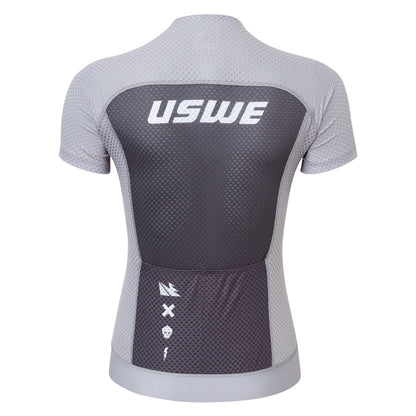 Kurzarm-Trikot USWE VENT GRAVEL Schwarz
