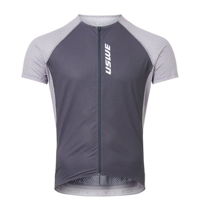 Kurzarm-Trikot USWE VENT GRAVEL Schwarz