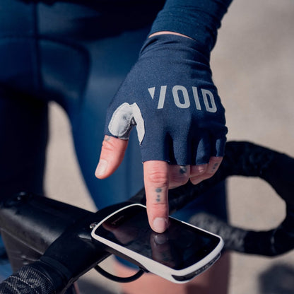 Kurze VOID VELO Handschuhe Marineblau