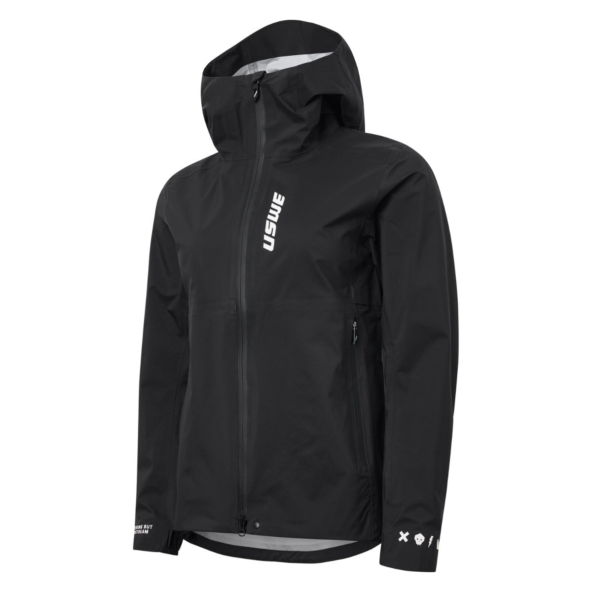 USWE WATERPROOF Jacke Frau Schwarz